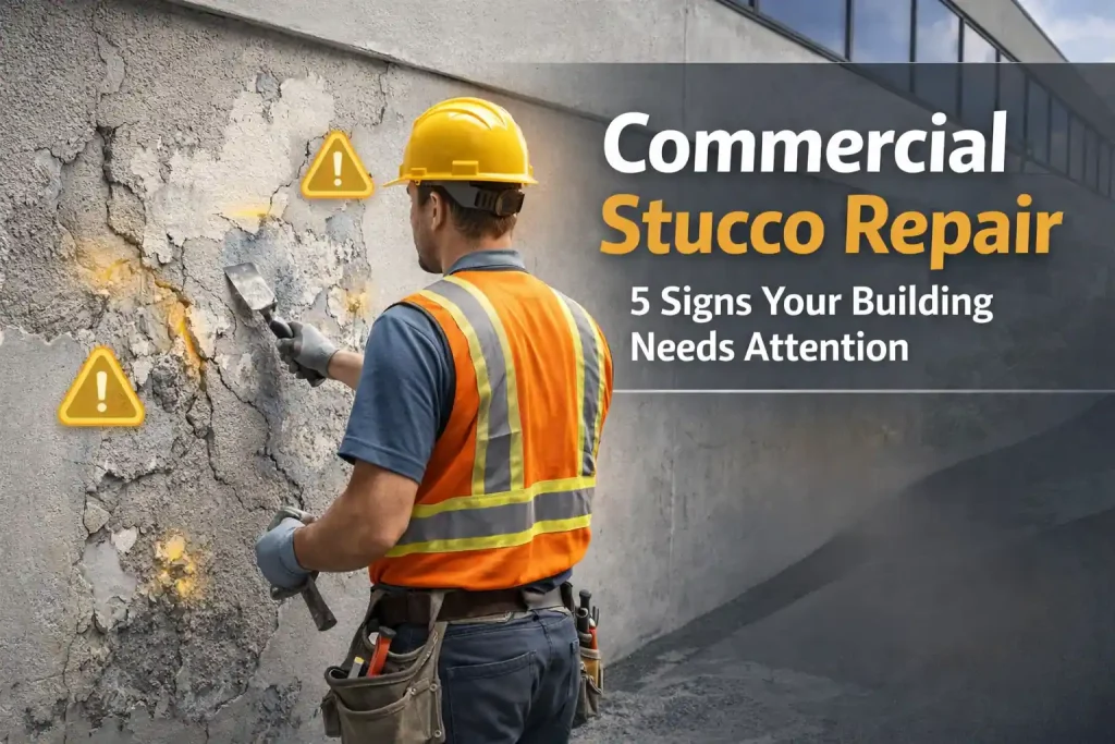 Commercial Stucco Repair: 5 Signs Your Building Needs Attention